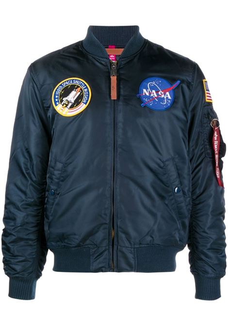 Bomber ma-1 vf nasa in blu - uomo ALPHA INDUSTRIES | 166107A07